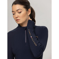 Techniczna koszulka treningowa Tommy Hilfiger Equestrian Arizona - granatowa