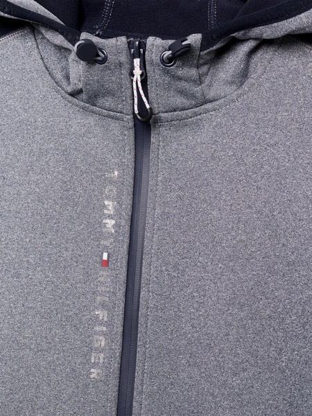 Softshell Tommy Hilfiger Equestrian London - szary melange