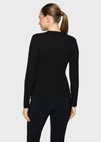 Sweter Samshield Lisandra Twisted - czarny