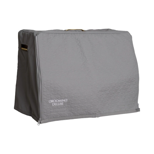 Pokrowiec na dużą skrzynkę na szczotki Show Grooming Box Cover - szary - Kentucky Grooming Deluxe