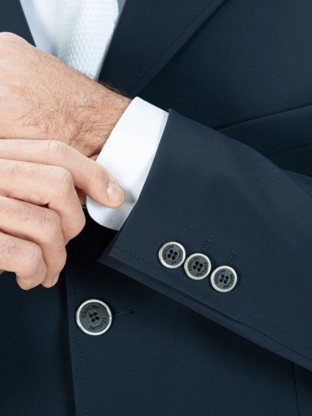 Męski frak Equiline Rack - granatowy