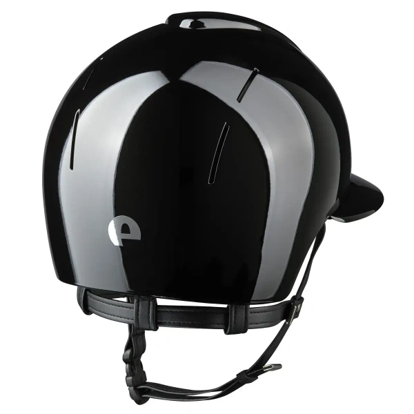 Kask KEP Smart NOVA POLO Polish - czarny z czarnymi paskami