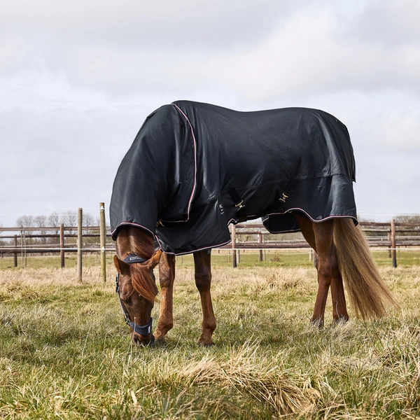 Kingsland derka z kapturem Classic Primary Turnout Rug 200 g - granatowa