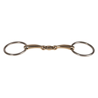 Velari wędzidło Snaffle Loose Ring Double Jointed Sweet Copper 16 mm