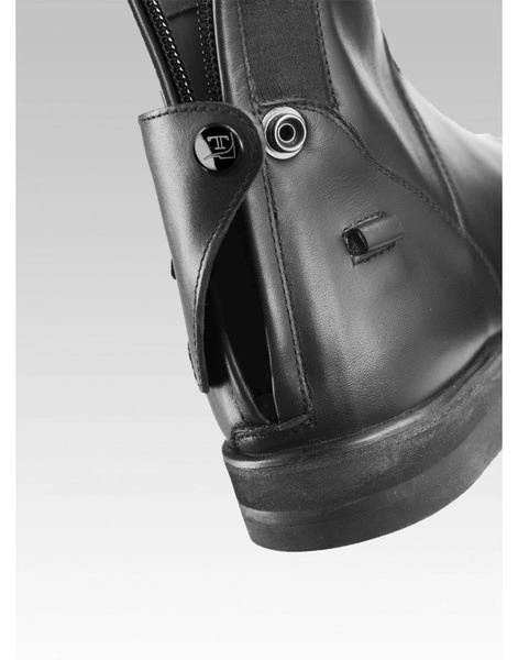 Oficerki LEONARDO Tucci Boots czarne