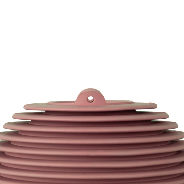 Kentucky Rubber Ball Pro - gumowa kula ochronna do uwiązów i ściany - pudroworóżowa