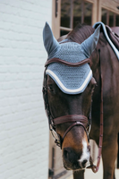 Kentucky nauszniki Wellington Plaited Cord - błękitne