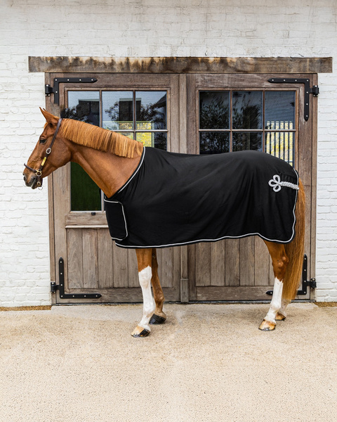 Kentucky derka polarowa Prize Giving Cooler Fleece Rug - czarna