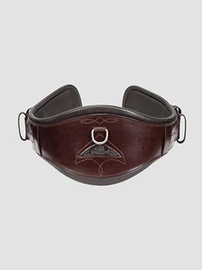 Anatomiczny popręg ujeżdżeniowy Equiline - brązowy