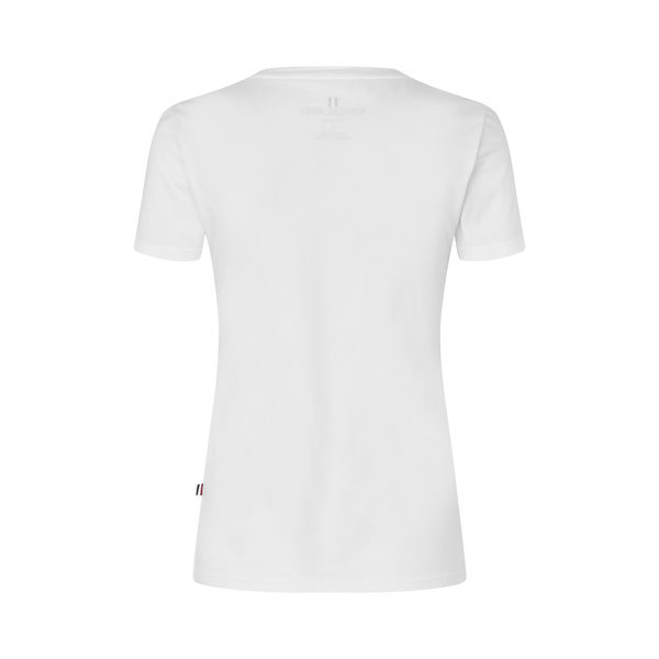Damska koszulka treningowa Kingsland Classic Ladies Logo T-shirt - biała