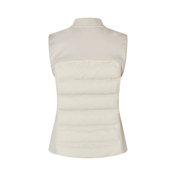 Kamizelka damska Kingsland KLLucy Ladies Hybrid Bodywarmer - beżowa