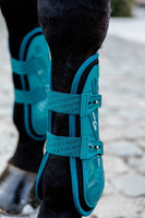 Kentucky Bamboo Tendon Boots Elastic na przednie nogi - szmaragdowe