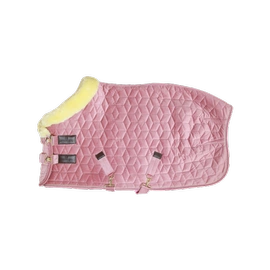 Kentucky derka stajenna Velvet 160g - pudrowy róż