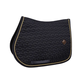 Kentucky czaprak Classic Custom - granatowy z granatowo-żółtym sznureczkiem