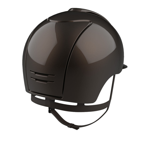 Kask KEP Cromo 2.0 Polish - brązowy z brązowymi paskami