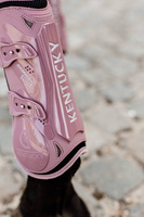 Kentucky Bamboo Tendon Boots Elastic na przednie nogi - różowe
