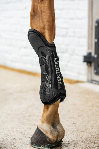 Kentucky Tendon Boots Elastic Knee Protection na przednie nogi - czarne