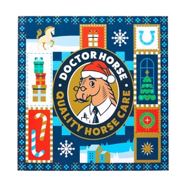 Kalendarz adwentowy Mikołaj Doctor Horse - granatowy