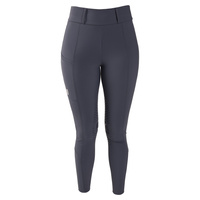 Damskie legginsy Kentucky Classic z kolanowym lejem - niebieskie