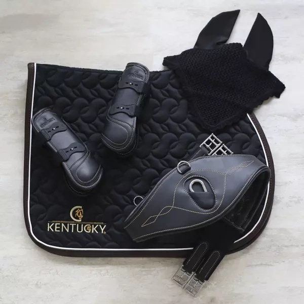 Kentucky popręg anatomiczny - czarny