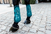 Kentucky Bamboo Tendon Boots Elastic na przednie nogi - szmaragdowe