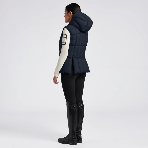 Kamizelka Cavalleria Toscana Down Padded Nylon Vest - granatowa