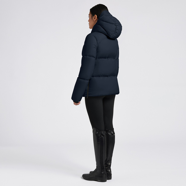 Kurtka Cavalleria Toscana Down Padded Nylon Parka - granatowa