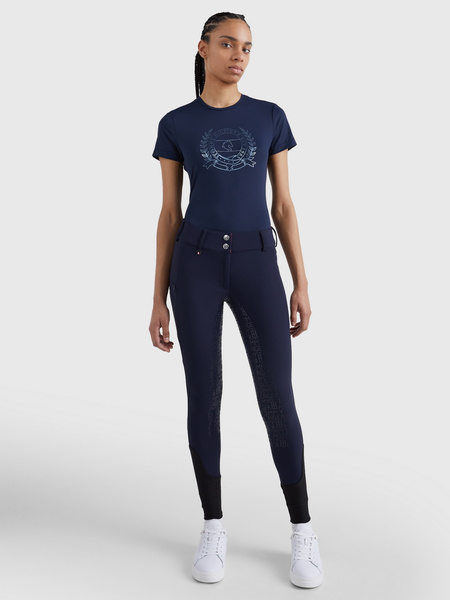 Bryczesy Tommy Hilfiger Equestrian Pro - granat desert sky