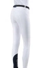 Damskie bryczesy Eqode by Equiline Davina z pełnym lejem Q-Grip - białe