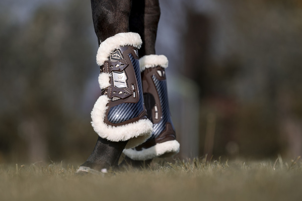 Veredus ochraniacze na tył Carbon Gel Absolute Save The Sheep - brązowe