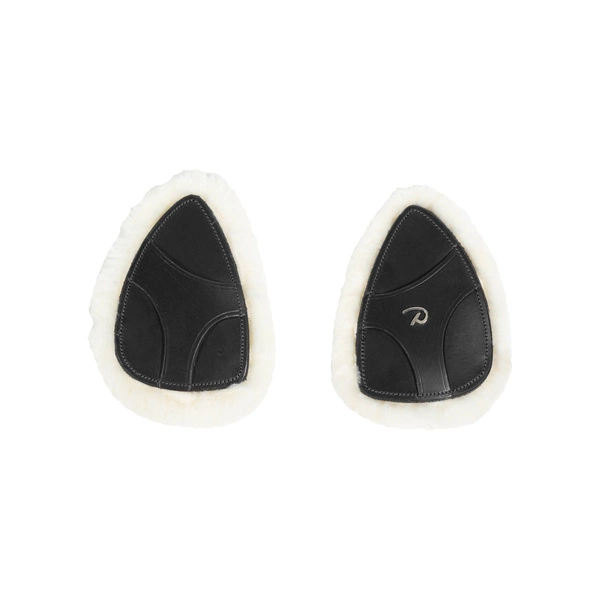 Podkładka ochronna z futerkiem do napierśnika 5-punktowego Dy'on New English - czarna