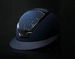 Kask Lady Chrome Arctic Swarovski KASK - granatowy ze srebrnymi dodatkami