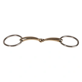 Velari wędzidło Snaffle Loose Ring Single Jointed Sweet Copper 14 mm