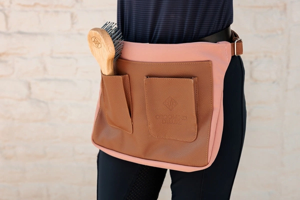 Torba Bag Canvas Kentucky Grooming Deluxe - brąz/pudrowy róż