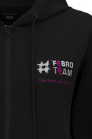Bluza rozpinana #FebroTeam - czarna
