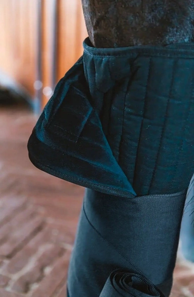 Kentucky podkładki pod bandaże treningowe 50 x 50 cm - czarne