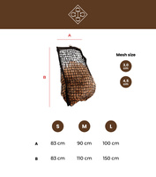 Siatka na siano Kentucky Square Haynet with Easy Fill