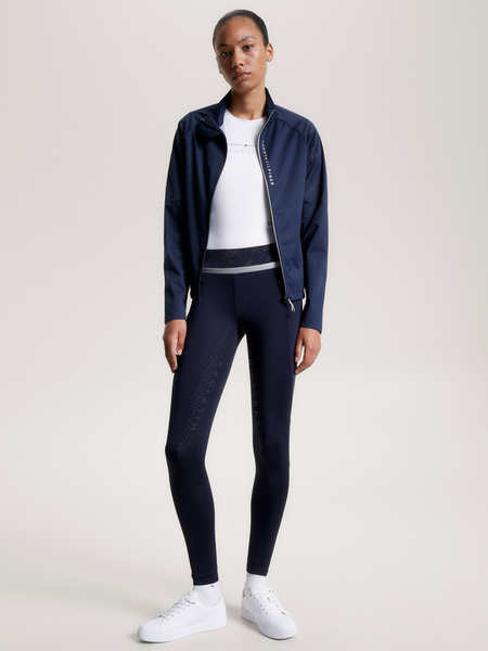 Legginsy Tommy Hilfiger Tampa - granat desert sky