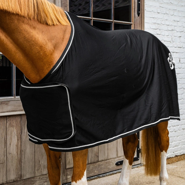 Kentucky derka polarowa Prize Giving Cooler Fleece Rug - czarna