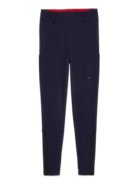 Legginsy Tommy Hilfiger Hudson - granat desert sky