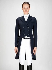 Damski frak ujeżdżeniowy Equiline Marilyn - granatowy