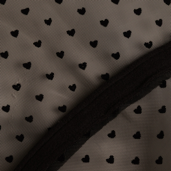  Kentucky Fly Mask Heart - maska na owady - czarna