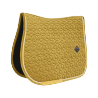 Kentucky czaprak Velvet - musztardowy
