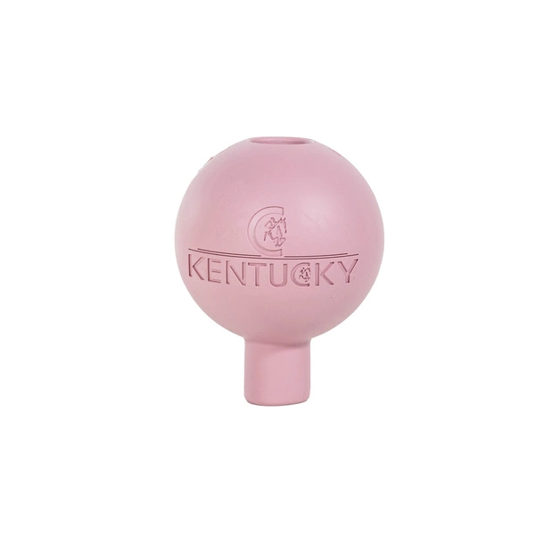Kentucky Rubber Ball Protection - gumowa kula ochronna do uwiązów i ściany - pudrowy róż