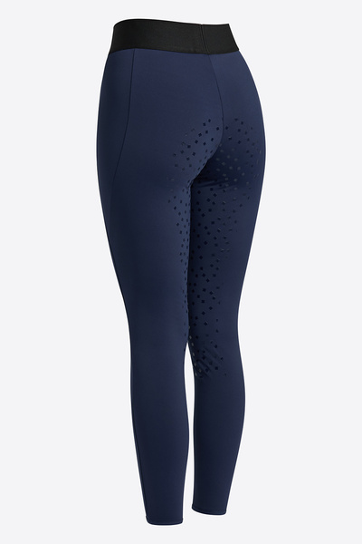 Legginsy Elastic Band Full Grip RG by Cavalleria Toscana - granatowe