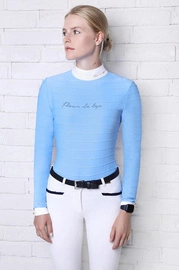 Koszula konkursowa Fleur de Lys Equestrian Cornflower