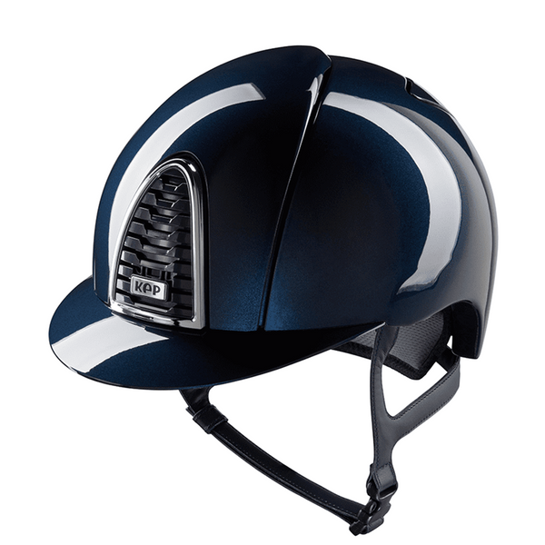 Kask KEP Cromo 2.0 Shine - granatowy z granatowymi paskami