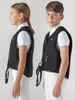 Dziecięca kamizelka ochronna wybuchowa Equiline Airbag KID - czarna