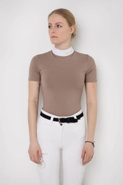 Koszula konkursowa Fleur de Lys Equestrian Holly Short - beżowa
