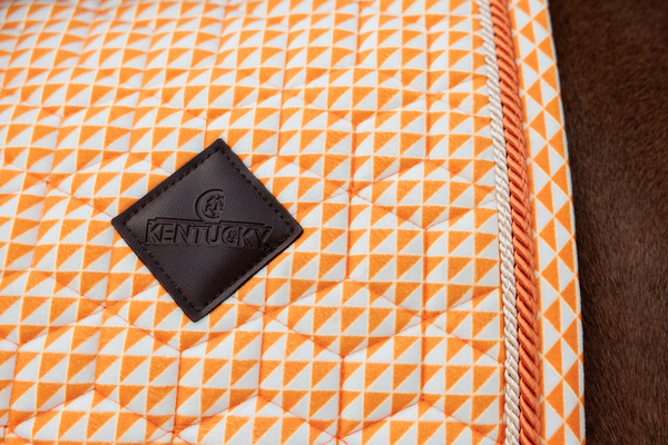 Kentucky czaprak Velvet Printing - pomarańczowy